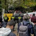 Školski protest ispred gimnazije u Berlinu