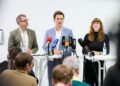 Predstavnici SPD, Zelenih i Levice posle razgovora u Berlinu – foto RBB/dpa