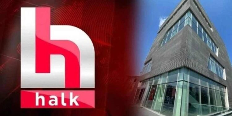 Zgrada i logo televizije Halk TV u Turskoj