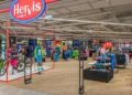 Unutrašnjost prodavnice sportskog lanca Hervis