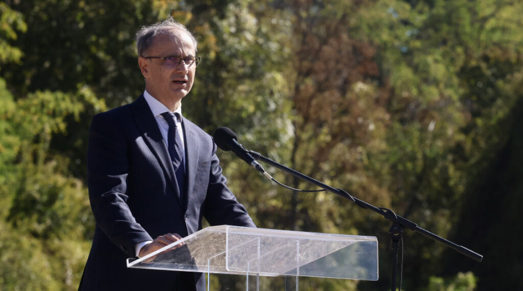 Dan sećanja u Jajincima - Đuro Macut na državnoj ceremoniji