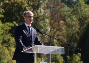 Dan sećanja u Jajincima - Đuro Macut na državnoj ceremoniji