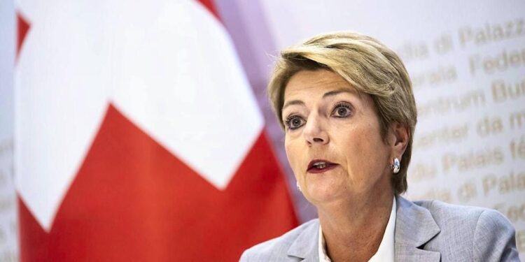 Švajcarska ministarka finansija Karin Keler-Suter