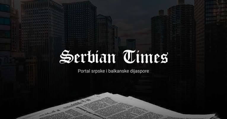 Naslovna strana lista Serbian Times
