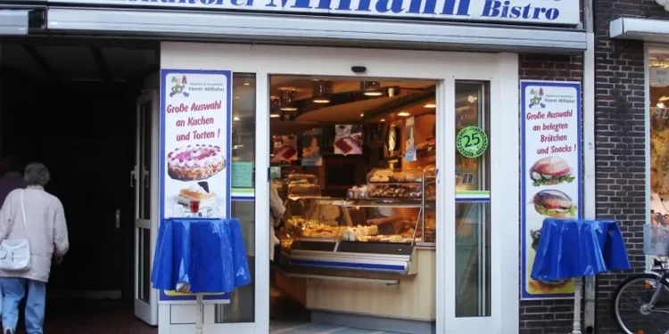 Ulaz u tradicionalnu pekaru Millahn u Nemačkoj
