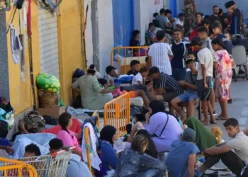 Migranti u oblasti El Tarahal u Seuti