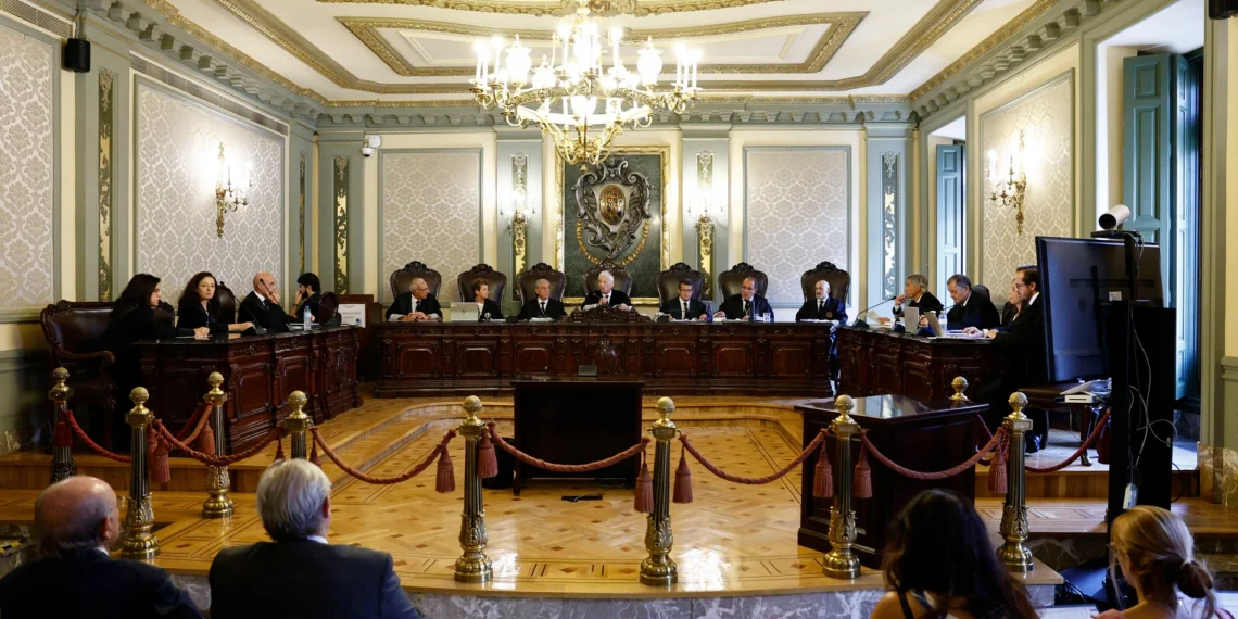 Sudije Vrhovnog suda Španije tokom sednice; foto La Razón