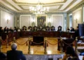 Sudije Vrhovnog suda Španije tokom sednice; foto La Razón