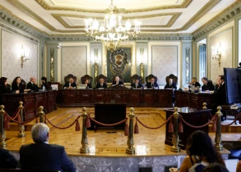 Sudije Vrhovnog suda Španije tokom sednice; foto La Razón