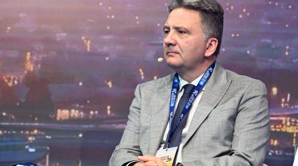Mihailo Jovanović na Biznis samitu, arhivska fotografija Tanjuga
