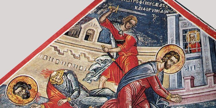 Sveti mučenici Trofim, Savatije i Dorimedont