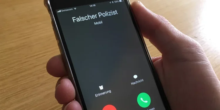 Telefonski poziv lažnog policajca u Švajcarskoj