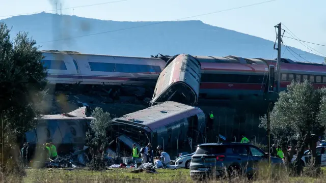 Mesto sudara brzih vozova kod Urde u Španiji
